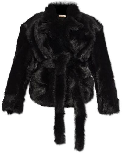 The Mannei Jackets > faux fur & shearling jackets - Noir