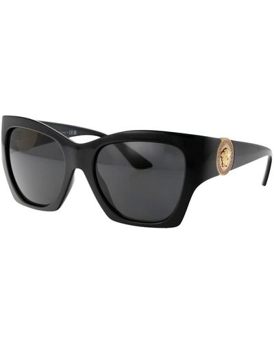 Versace Stylische sonnenbrille mit modell 0ve4452 - Schwarz