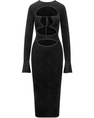 ANDREA ADAMO Knitted dresses - Noir