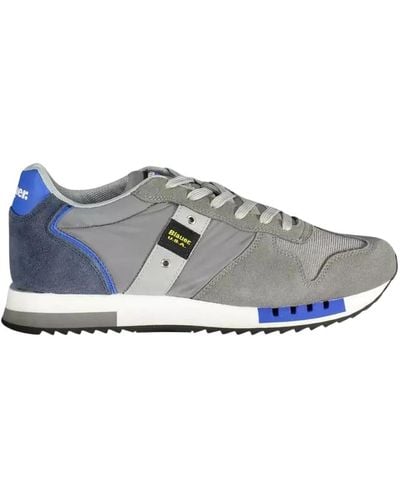 Blauer Sneakers - Grau