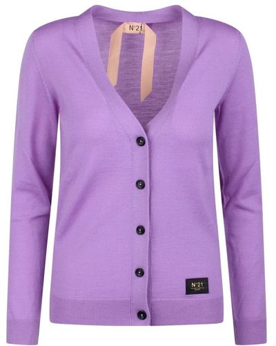 N°21 Knitwear > cardigans - Violet