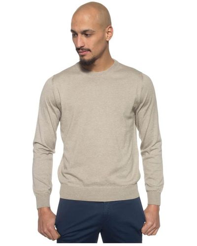 Canali Round-Neck Knitwear - Gray
