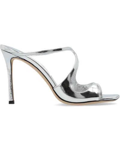 Jimmy Choo Shoes > heels > heeled mules - Blanc