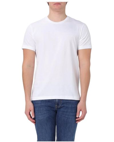 Fay Klassisches t-shirt - Weiß