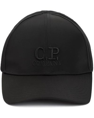 C.P. Company Chrome-r logo kappen in schwarz