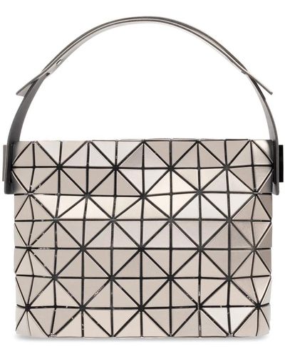 Issey Miyake Handtasche mit geometrischen einsätzen - Weiß