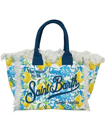 Mc2 Saint Barth Borse da spiaggia trendy collezione - Blu