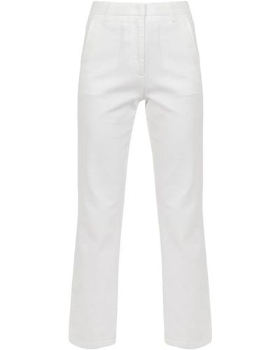 Department 5 Slim-Fit Trousers - White