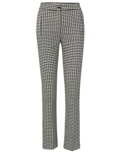 Veronica Beard Cropped Trousers - Grey