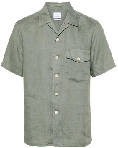 Paul Smith Short sleeve shirts - Grün