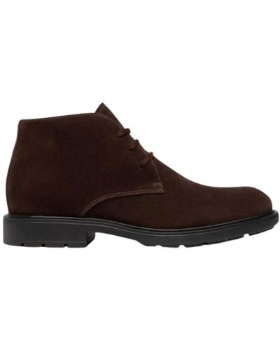 Nero Giardini Shoes > boots > lace-up boots - Marron
