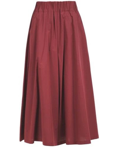 Ottod'Ame Midi Skirts - Red