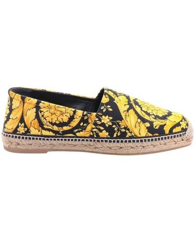 Versace Scarpe da uomo espadrillas nere ss23 - Giallo