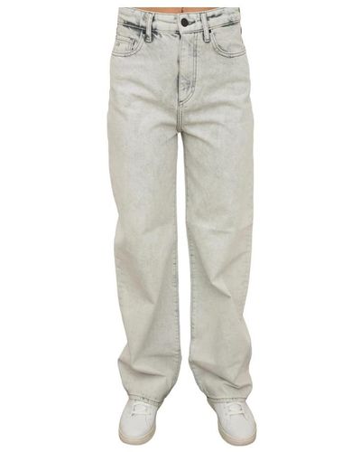 Armani Exchange Loose-Fit Jeans - Grey