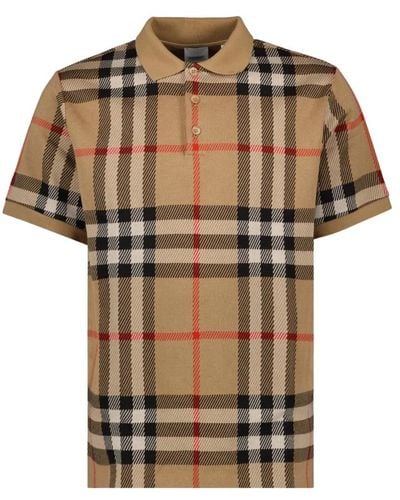 Burberry Shirts > short sleeve shirts - Marron