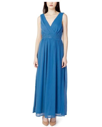 Vila Clothes Women's Dress - Blau