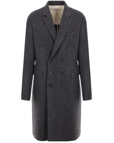 Dries Van Noten Coats > double-breasted coats - Noir