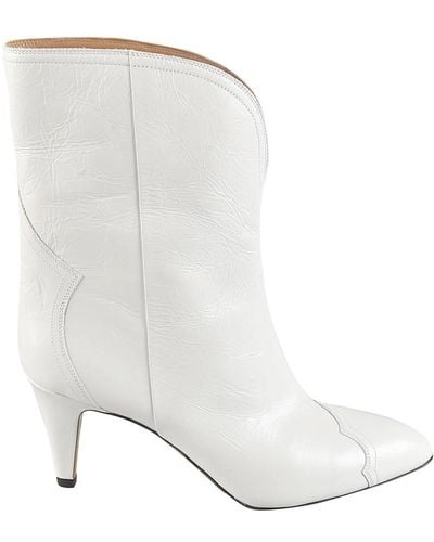 Isabel Marant Cowboy Boots - White