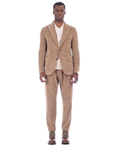 Eleventy Suits > suit sets > single breasted suits - Neutre