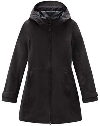 Woolrich Rain jackets - Negro