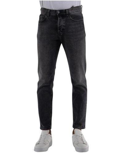 Haikure Slim-fit tokyo jeans - Schwarz