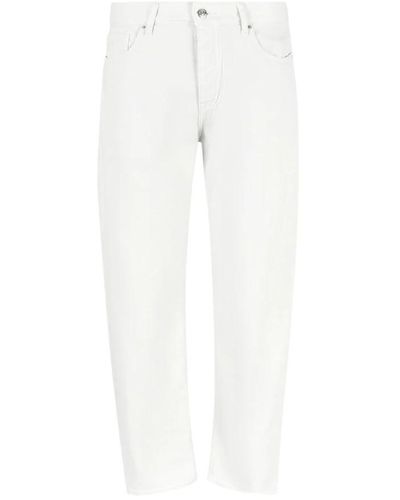 Armani Exchange Off white straight leg jeans - Bianco