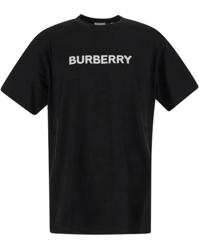 Burberry Baumwoll logo t-shirt - Schwarz