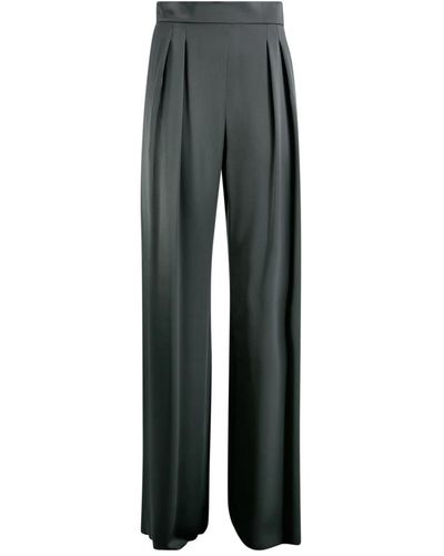 Max Mara Studio Trousers > wide trousers - Gris