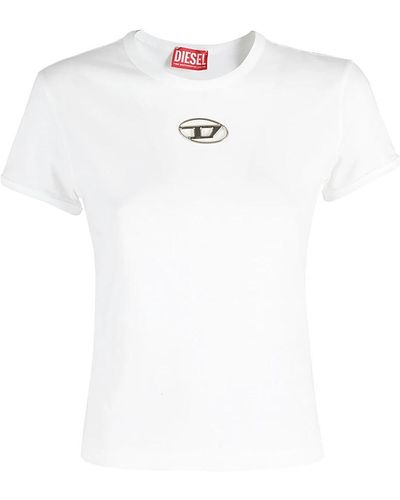 DIESEL Camiseta de manga larga - Blanco
