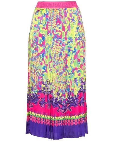 Versace Jeans Couture Midi Skirts - Purple