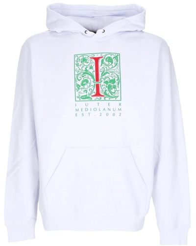 Iuter Weiße streetwear hoodie