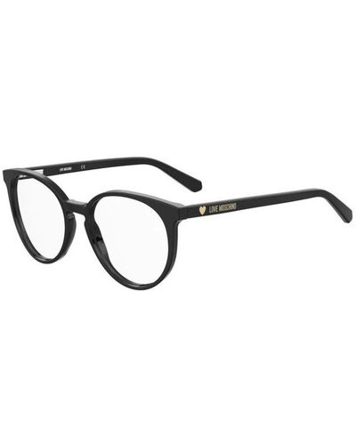 Love Moschino Des lunettes - Noir