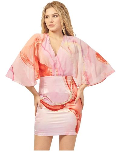 Fracomina Short Dresses - Pink