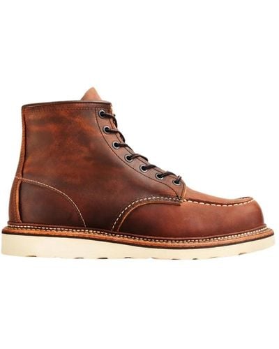 Red Wing Lace-Up Boots - Brown