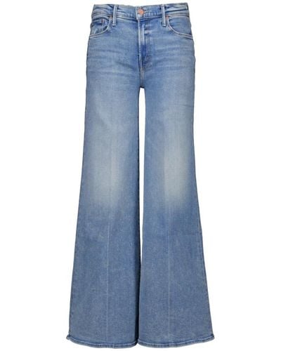 Mother Wide Jeans - Blue