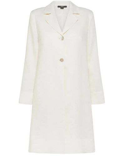 Seventy Coats > single-breasted coats - Blanc