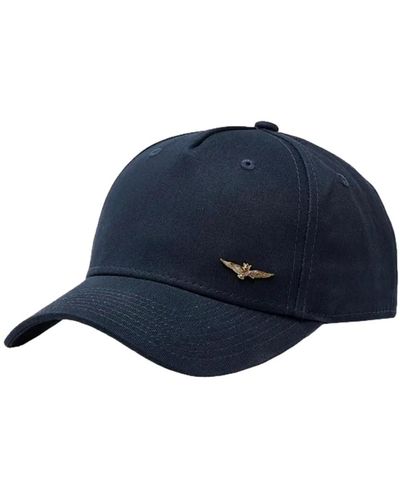 Aeronautica Militare Cappello da baseball basic con aquila in metallo - Blu