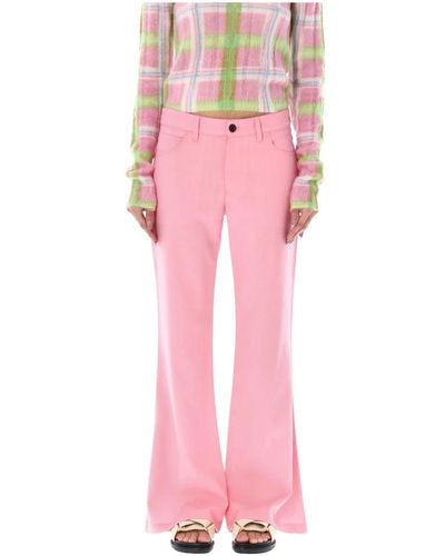 Marni Wide Trousers - Pink