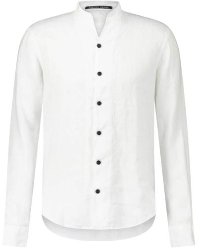 Hannes Roether Hemd aus leinen - Weiß