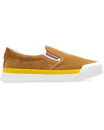 DSquared² Slip-on sneakers 'new jersey' - Giallo