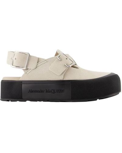 Alexander McQueen Flat Sandals - White