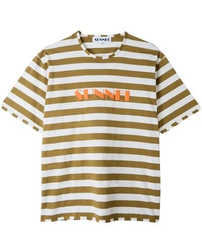 Sunnei Tops > t-shirts - Vert