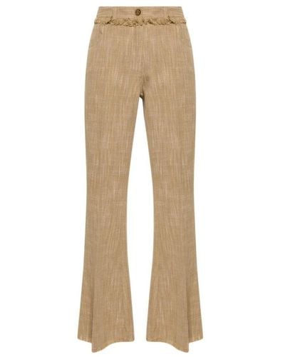 Etro Wide Trousers - Natural