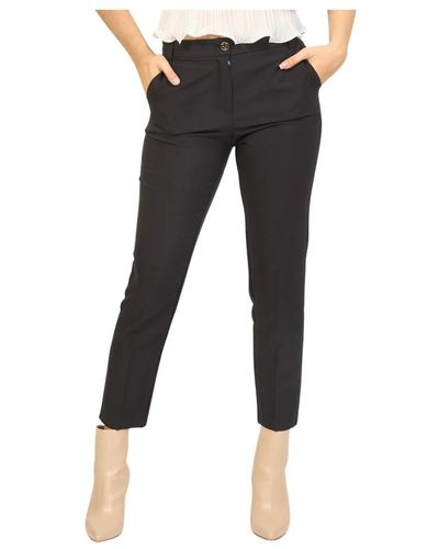 Fracomina Trousers > cropped trousers - Noir