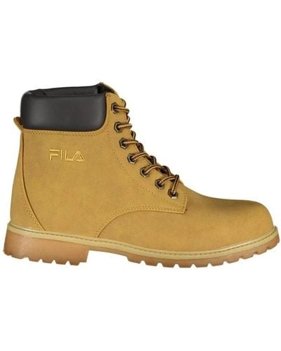 Fila Lace-Up Boots - Natural