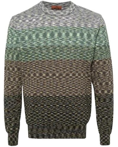 Missoni Round-Neck Knitwear - Green