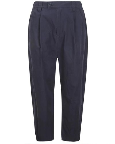 A.P.C. Cropped Trousers - Blue