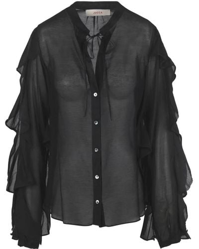 Jucca Stilvolle bluse mit einzigartigem design - Schwarz