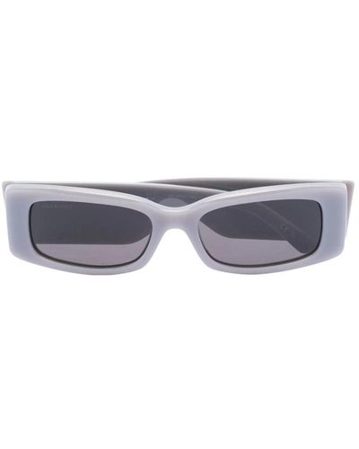 Balenciaga Graue sonnenbrille mit originalzubehör