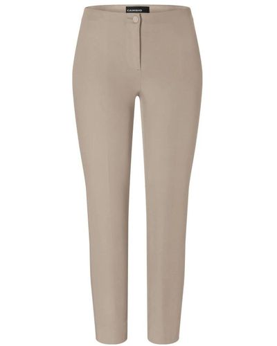 Cambio Cropped Trousers - Natural